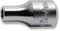 1/4 Sq. Dr. Socket  5/32 6 point Length 22mm