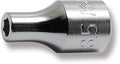 1/4 Sq. Dr. Socket  3.5mm 6 point Length 22mm