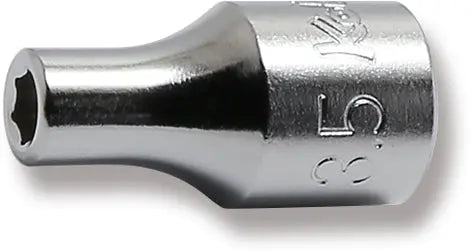 1/4 Sq. Dr. Socket  3.5mm 6 point Length 22mm