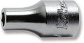 1/4 Sq. Dr. Socket  4mm 6 point Length 22mm