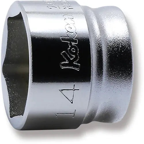 1/4 Sq. Dr. Socket  14mm 6 point Length 15mm Z-series