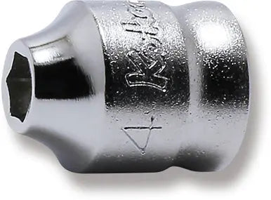 1/4 Sq. Dr. Socket  4mm 6 point Length 14mm Z-series