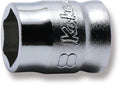 1/4 Sq. Dr. Socket  8mm 6 point Length 15mm Z-series