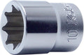 1/4 Sq. Dr. Socket  7mm Double Square Length 22mm