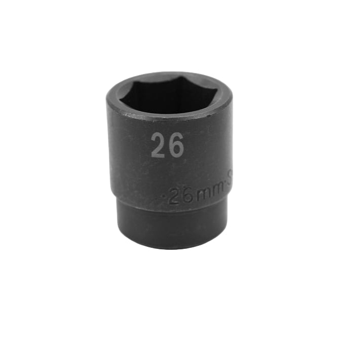 SK Tools USA - 1/2" Drive 6 Point Standard Metric Impact Socket (21mm - 46mm)