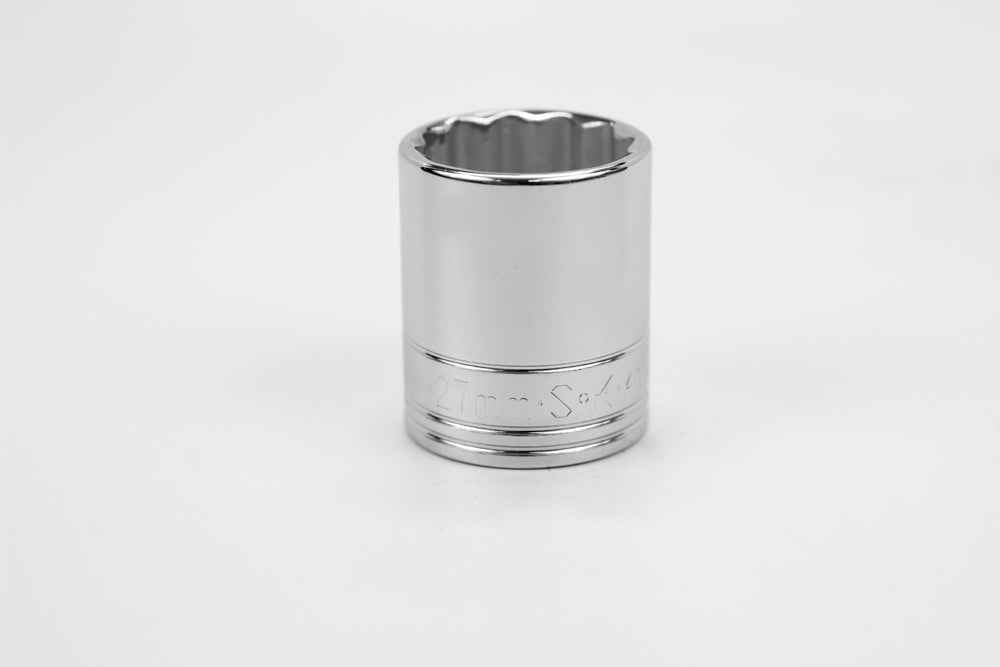 SK Tools USA - 1/2" Drive 12 Point Metric Standard Chrome Socket (10mm - 29mm)