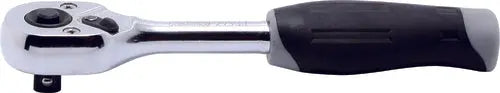 1/4 Sq. Dr. Ratchet Handle  20 teeth Push Button Length 115mm  Plastic Handle