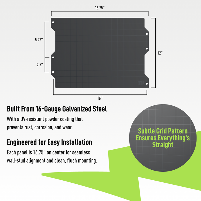 Gator Magnetics - Steel Wall Panel