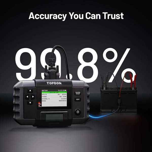 TOPDON 2-in-1 Battery & Resistance Tester