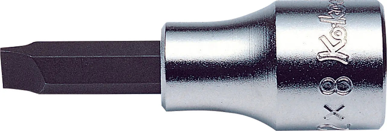 3/8 Sq. Dr. Bit Socket Slotted 1.6x10  Length 60mm