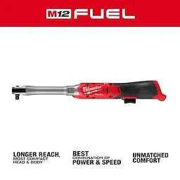Milwaukee 3055-20 M12 FUEL™ 1/2" Extended Reach Ratchet (Tool Only)
