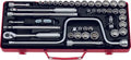 3/8 Sq. Dr. Socket Set   12 point   42 pieces