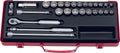 3/8 Sq. Dr. Socket Set   12 point   27 pieces