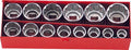 3/8 Sq. Dr. 14 Piece 12-Point Metric Socket Set  9-22mm