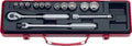3/8 Sq. Dr. 14 Piece 12-Point Metric Socket Set 8-22mm