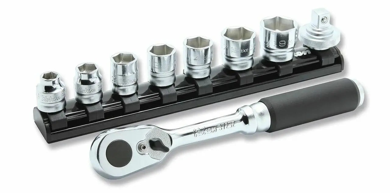 3/8 Sq. Dr. 9 Piece Z-Series 6-Point Metric Socket Set  8-19mm