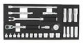 Z-Series 3/8" Sq.Dr. Socket Set w/ 72 Tooth Ratchet, 26 pcs.