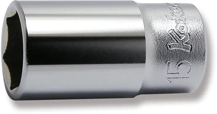 3/8 Sq. Dr. Socket  15mm 6 point Length 40mm