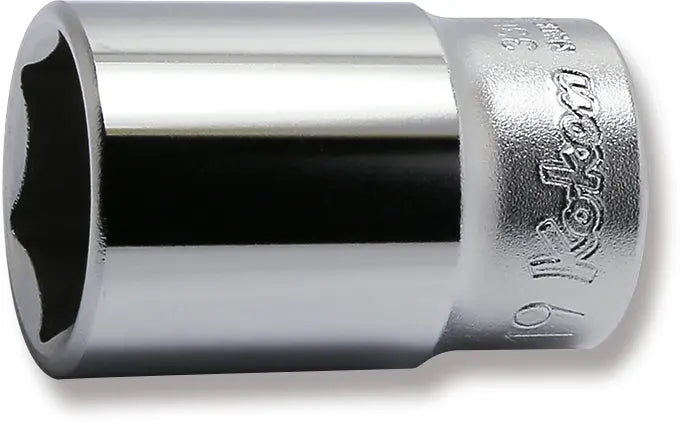 3/8 Sq. Dr. Socket  19mm 6 point Length 40mm