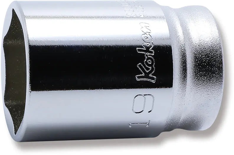 3/8 Sq. Dr. Socket  19mm 6 point Length 35mm Z-series