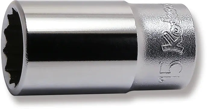 3/8 Sq. Dr. Socket  15mm 12 point Length 40mm