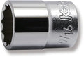 3/8 Sq. Dr. Socket  9/16 12 point Length 27mm