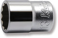 3/8 Sq. Dr. Socket  13mm 12 point Length 26mm