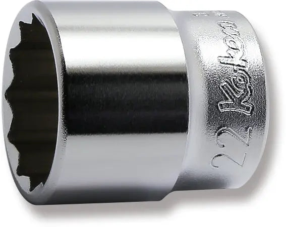 3/8 Sq. Dr. Socket  22mm 12 point Length 32mm