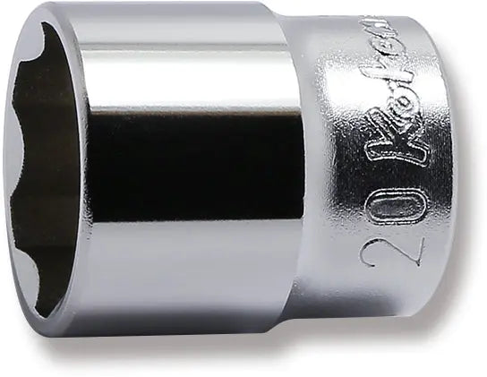 3/8 Sq. Dr. Socket  20mm Surface Length 31mm