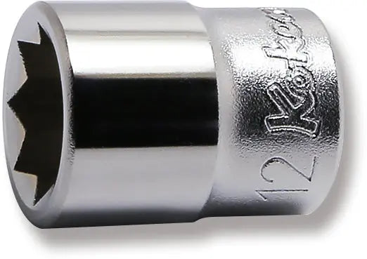 3/8 Sq. Dr. Socket  12mm Double Square Length 27mm