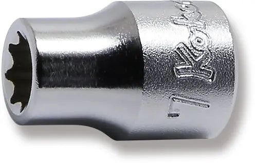 3/8 Sq. Dr. Socket  7mm Double Square Length 26mm