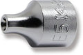 3/8 Sq. Dr. TORX® E5 Socket - Length 26mm