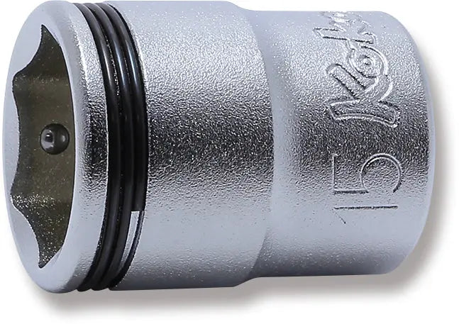 3/8 Sq. Dr. Socket  15mm Nut Grip Length 27mm