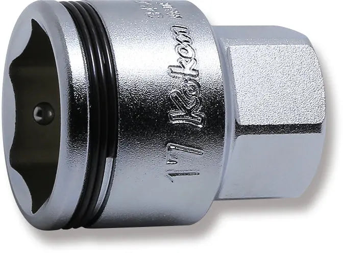 3/8 Sq. Dr. Socket  17mm Nut Grip Length 29mm Outer Hex 17mm
