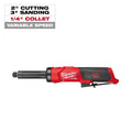 Milwaukee 3487-20 M12 FUEL™ 1/4" Extended Die Grinder (Tool Only)