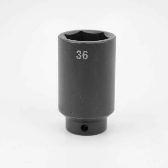 SK Tools USA - 1/2" Drive 6 Point Deep Metric Impact Socket (10mm - 36mm)