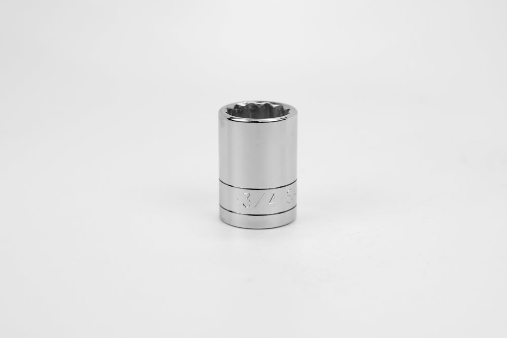 SK Tools USA - 1/2" Drive 12 Point Fractional Standard Chrome Socket (19/32" - 1-1/2")