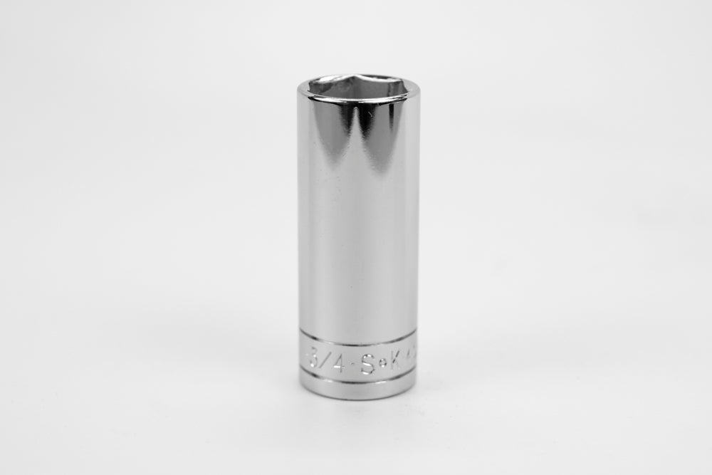 SK Tools USA - 3/8" Drive 6 Point Fractional Deep Chrome Socket (5/16" - 1")
