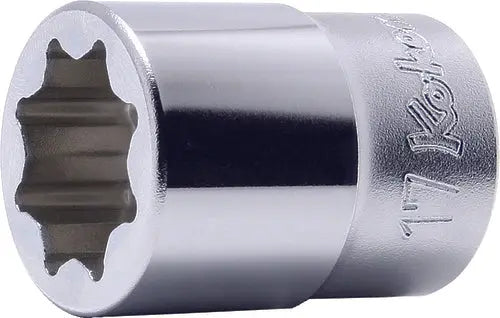 1/2 Sq. Dr. Socket  17mm Double Square Length 40mm For Lubrication service