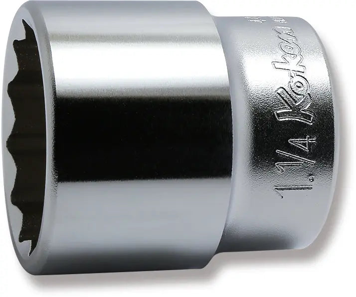 1/2 Sq. Dr. Socket  1.1/4 12 point Length 46mm