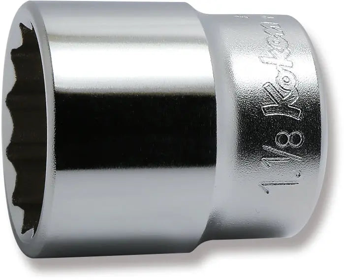 1/2 Sq. Dr. Socket  1.1/8 12 point Length 43mm