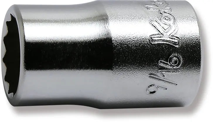 1/2 Sq. Dr. Socket  9/16 12 point Length 37mm