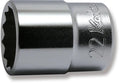 1/2 Sq. Dr. Socket  22mm 12 point Length 40mm