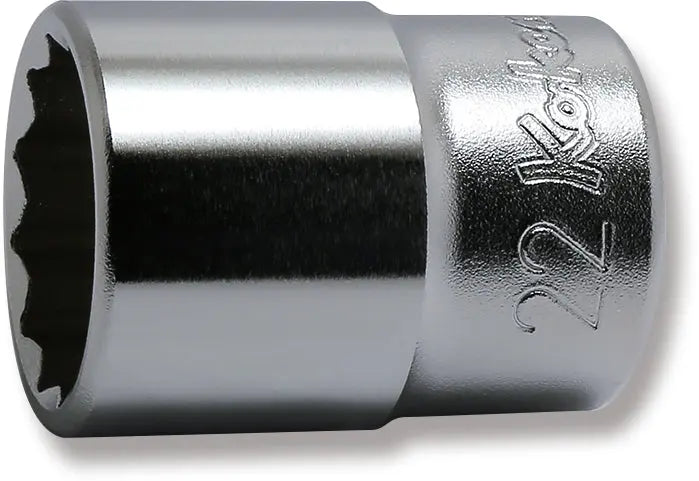 1/2 Sq. Dr. Socket  22mm 12 point Length 40mm