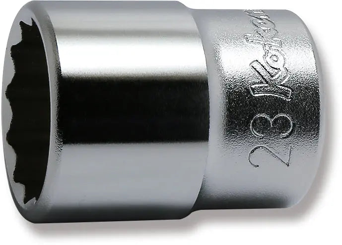 1/2 Sq. Dr. Socket  23mm 12 point Length 40mm