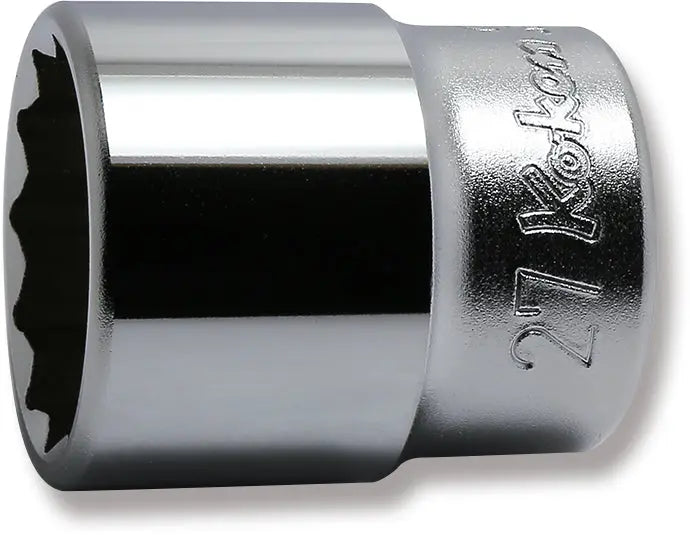 1/2 Sq. Dr. Socket  27mm 12 point Length 43mm