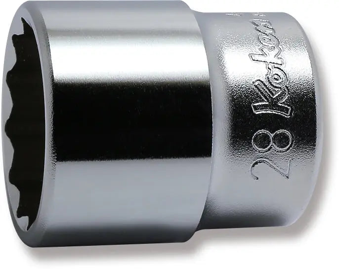 1/2 Sq. Dr. Socket  28mm 12 point Length 43mm