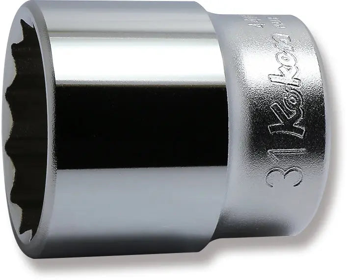 1/2 Sq. Dr. Socket  31mm 12 point Length 46mm