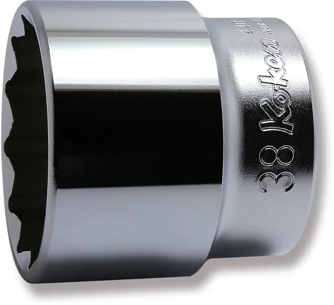 1/2 Sq. Dr. Socket  38mm 12 point Length 47mm