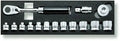 3/8 Sq. Dr. 15 Piece Z-Series 6-Point Metric Socket Set  5.5-22mm